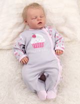 Baby Sweets Strampler Little Cupcake grau - 1