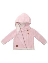 Rock A Bye Baby Boutique Strickjacke Strick Kapuze rosa 56/62 (0-3 Monate) - 1