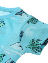 Villervalla T-Shirt Surfende Tiere blau 122 (6-7 Jahre) - 2