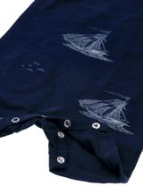 Ebbe Kids Strampler navy Navy Ships 62 (0-3 Monate) - 2