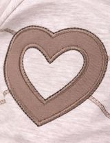 Baby Sweets Grenouillère Cœurs Beige Naissance (56 cm) - 2