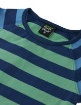 Villervalla Langarmshirt Sterne Streifen blau grün 104 (3-4 Jahre) - 2