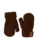 BabyMocs Handschuhe Fleece braun Onesize Kinder - 0