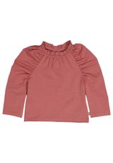 Müsli by Green Cotton Babylangarmshirt Unifarben rosa 68 - 0