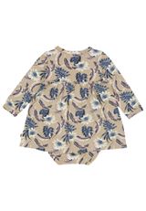 Müsli by Green Cotton Bodykleid Blumen beige 74 - 1