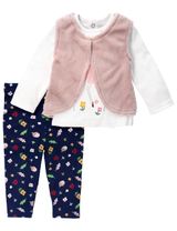 Lily & Jack 3 Teile Set Primaballerina weiß 62/68 (3-6 Monate) - 0