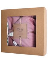 Luli Lu Einschlagdecke Blume Antiallergisch 75x75 cm rosa - 1