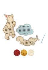 Micki Kreuzstichrahmen Unifarben CE-zertifiziert 3+ Jahre multicolor Onsesize - 1