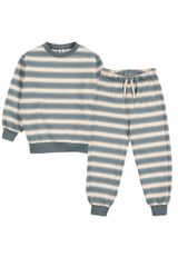 Müsli by Green Cotton Set Streifen blau 86 - 0