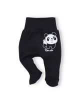 NINI 4 Teile Set Panda schwarz 56 (Neugeborene) - 1