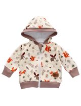 Baby Sweets Jacke Waldtiere Tierwelten braun 62 (0-3 Monate) - 0