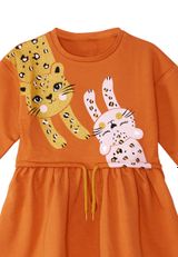 Denokids Print orange 122 - 2