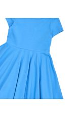 Green Cotton Sommerkleid blau 104 - 2