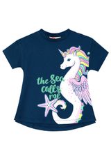 Denokids Print dunkelblau 98 - 1