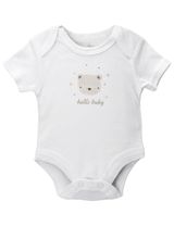 Rock A Bye Baby Boutique 6 Teile Set Teddybär weiß 50/56 (Neugeborene) - 1