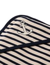 Ebbe Kids Decke 80x80 cm Einheitsgröße Offwhite stripe - 1