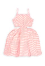 Denokids Kleid Gepunktet pink 128 - 1