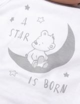 Baby Sweets 2 pièces Ensemble Ours A Star Is Born Blanc Naissance (56 cm) - 5