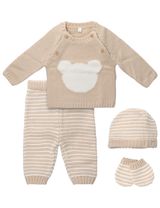 Rock A Bye Baby Boutique 4 Teile Set Bär beige - 0