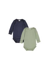 Müsli by Green Cotton Langarmbody Unifarben multicolor 80 - 0