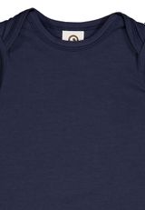 Müsli by Green Cotton Kurzarmbody Unifarben blau 68 - 2