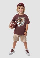 Denokids Set Gestreift braun 140 - 7