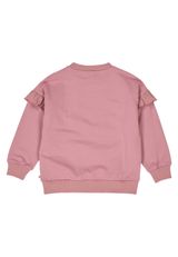 Müsli by Green Cotton Sweatshirt Unifarben rosa 86 - 1