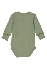 Müsli by Green Cotton Langarmbody Unifarben rosa 68 - 4