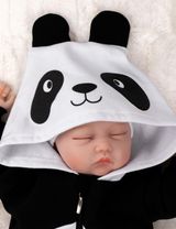 Baby Sweets Strampler Panda weiß Newborn (56) - 2