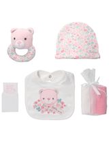 Rock A Bye Baby Boutique 10 Teile Set Teddybär Floral weiß 50/56 (Neugeborene) - 4