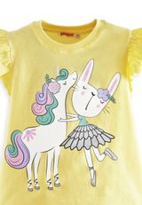 Denokids Print gelb 104 - 3
