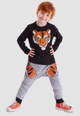 Denokids Unifarben schwarz 104 - 7