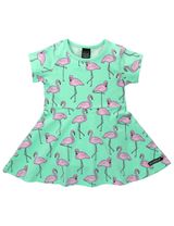 Villervalla Kleid Flamingo grün 86 (12-18 Monate) - 0