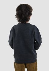 Pullover Jungen dunkelgrau 104 - 4