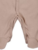 Lagarto Verde Strampler Eidechse Gerippt beige 80 (9-12 Monate) - 3