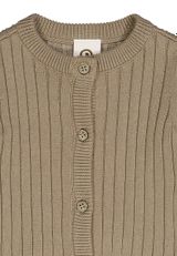 Müsli by Green Cotton Babystrickjacke Unifarben braun 98 - 2