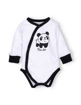 NINI 4 Teile Set Panda schwarz 56 (Neugeborene) - 2