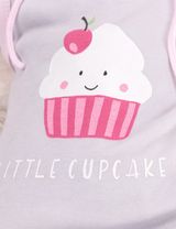 Baby Sweets 3 Teile Set Little Cupcake grau 6-9 Monate (74) - 6