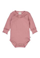 Müsli by Green Cotton Langarmbody Unifarben rosa 62 - 0