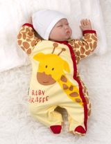 Baby Sweets Strampler Baby Giraffe rot - 1