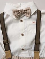 Little gent 4 pièces Ensemble 5-8 ans Marron - 2
