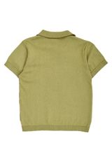 Green Cotton Poloshirt gruen 86 - 1