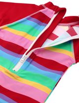 Villervalla Maillot de bain Rayures Rouge - 4