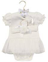 Rock A Bye Baby Boutique 2 pièces Ensemble Volant Crème - 1