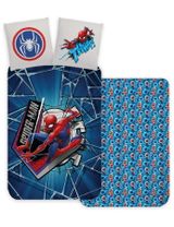 Marvel 2 Teile Bettwäsche Spiderman 135x100 cm blau - 0