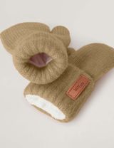 BabyMocs Handschuhe Fleece hellbraun Onsesize Babys - 2