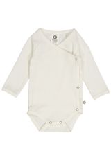 Müsli by Green Cotton Langarmbody Unifarben creme 62 - 3