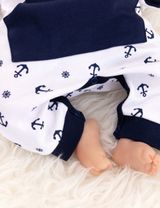 Baby Sweets Strampler Maritim weiß 80 (9-12 Monate) - 2