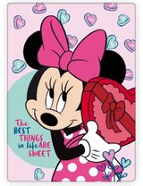 Disney Decke Minnie Mouse Fleece 100x140 cm rosa - 1