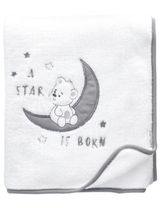 Baby Sweets Couverture Ours A Star Is Born Étoiles Blanc - 0